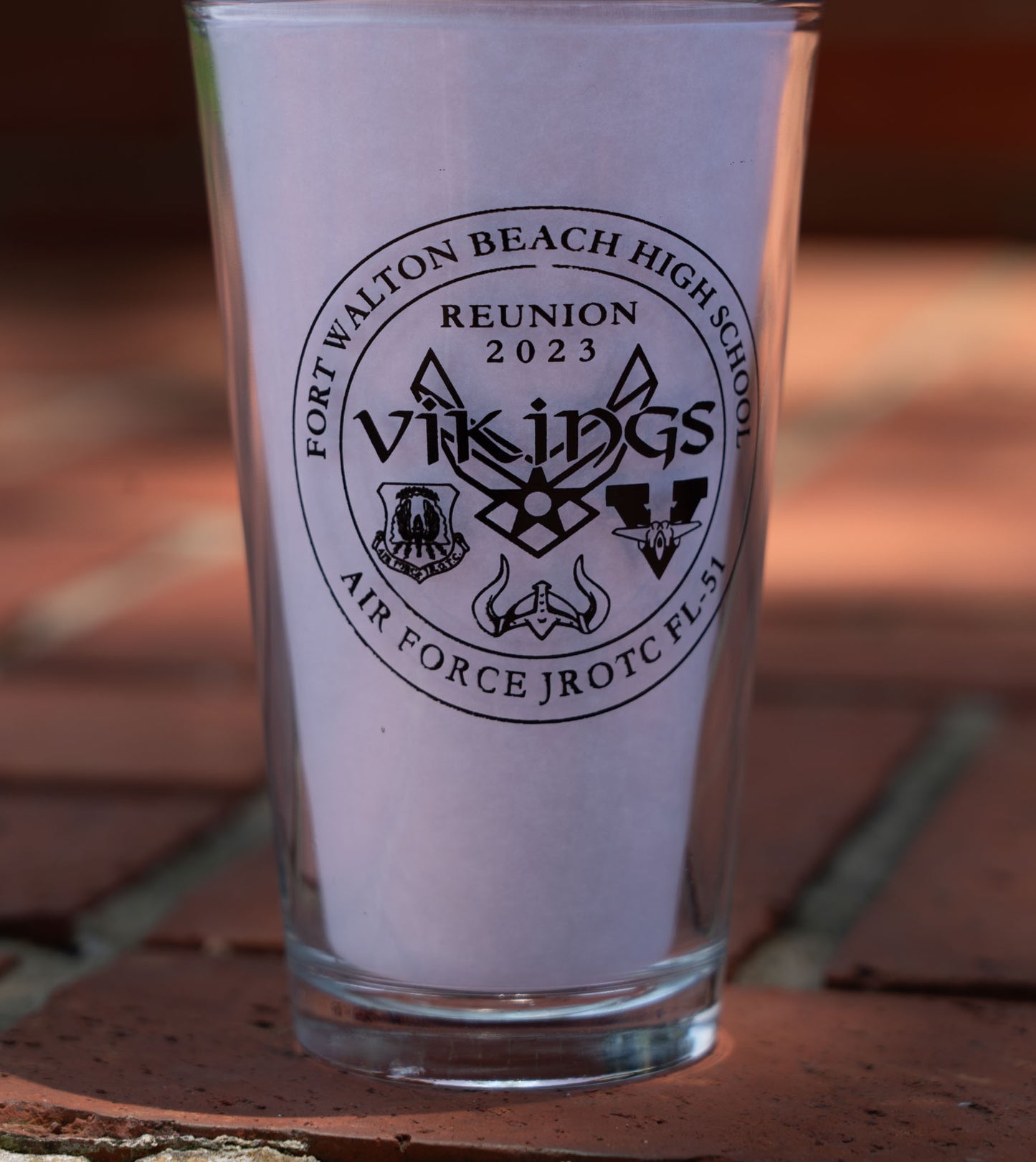 Misprint of Reunion Pint Glass