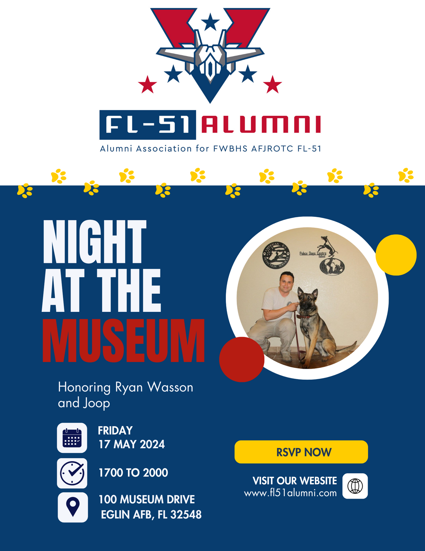 Night at the Museum, Honoring Ryan Wasson and Joop