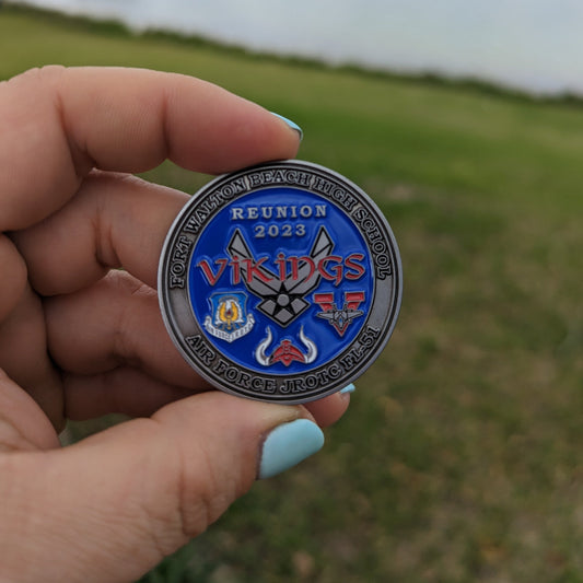 Commemorate the Bonds: Fort Walton Beach High School AFJROTC 2023 Alumni Reunion Coin